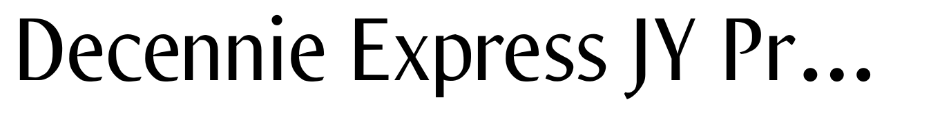 Decennie Express JY Pro Roman